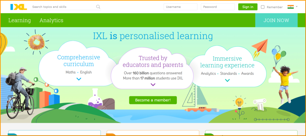 IXL official website